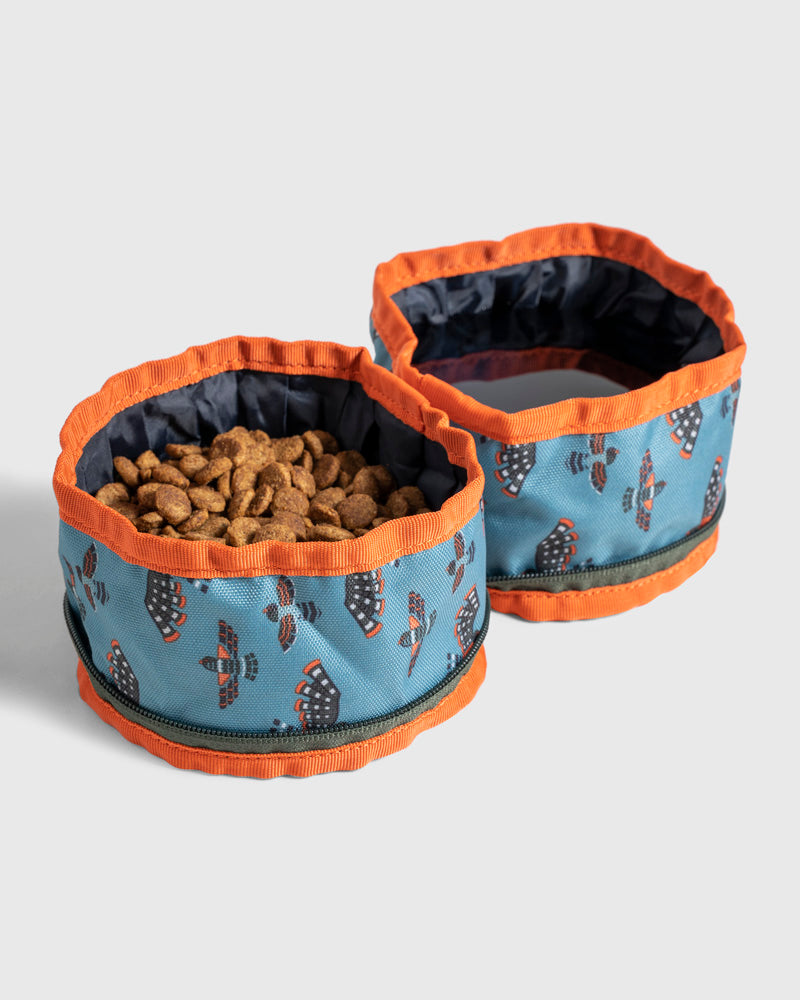 Collapsible Double Dog Bowl