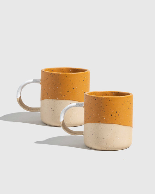 Stoneware Mug Set of Two