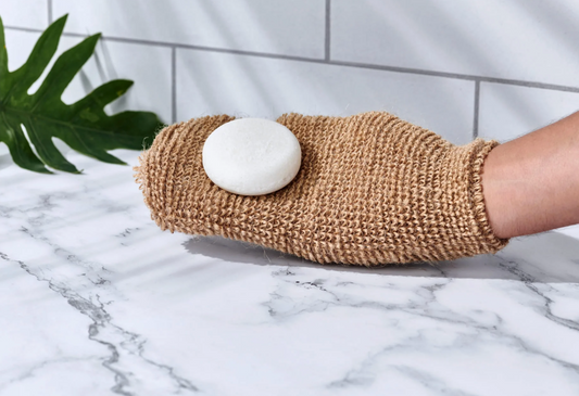 Natural Bath & Shower Glove Exfoliating Mitt