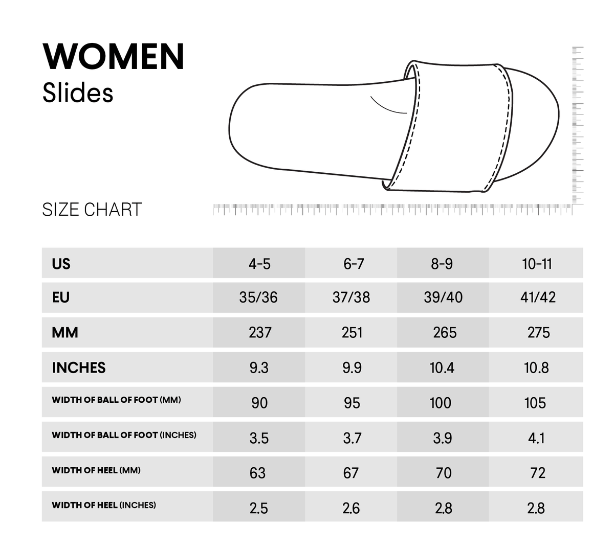 Women's Slide - Rust