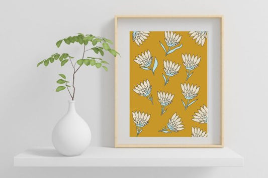 Protea Collage Print