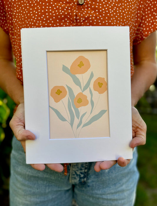 California Poppies Print